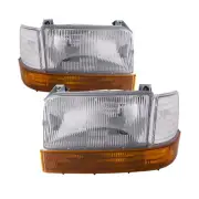 Fits Rexhall Anthem 1999-2001 Motorhome RV Left and Right 6 Piece Headlight Set