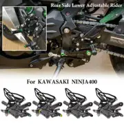 Adjustable Rearsets Foot Peg Footrest Footpeg For Kawasaki Ninja 400 250