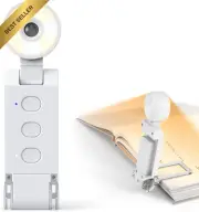 USB Rechargeable Book Light Clip-On LED 5 Color Brightness