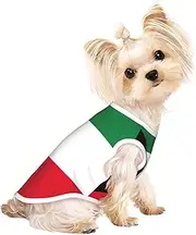 Kuwaiti flag print Dog Shirts for Small Dogs Stretchy T-Shirts Lightweight Tank Top Sleeveless Striped Vest
