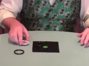 Easy Trick Appear Disappear Rings on Mat Simple Magic Trick for Kids Learn Magic