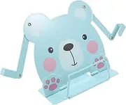 jojofuny Adjustable Book Reader Stand Cute Animal Metal Book Holder for Desk Portable and Lightweight Design for Childrens Reading