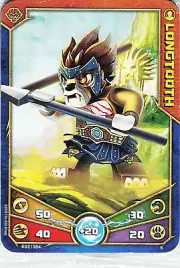 Lego Chima Longtooth 5-Card Pack Sealed