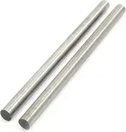 uxcell RC Car Toy 100mm x 6mm Stainless Steel Round Rod 2PCS