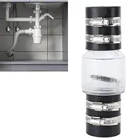 Sump Pump Check Valve Silent Sewage Spring Loaded Flapper for Backflow Prevention (Small)
