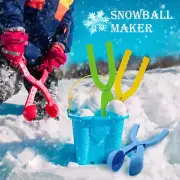 4-Pack Snowball Maker Molds – Winter Toy Set for Kids' Outdoor Snow Fights
