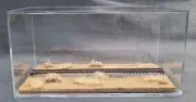 N SCALE - SINGLE TRACK 8" - DISPLAY CASE - "DESERT SCENE" FOR ANY N TRAIN