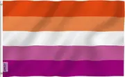 Large Sunset Lesbian Flag Heavy Duty Polyester Durable 90 X 150 CM 3ft x 5ft