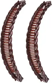 Generic 2Pcs Large Banana Clip Banana Clip, Coffee