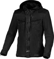 Macna Inland Denim, textile jacket/shirt , color: Black , size: XXL