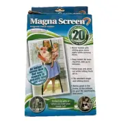 MAGNA SCREEN™ DOOR 20 MAGNETS MAGNETIC MAGIC HANDS FREE MESH INSTANT 83” X 38”