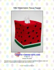 Watermelon Tissue Topper Plastic Canvas Pattern or Kit