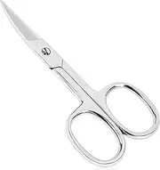 Nail Scissors Cuticle Clipper 3.9" Curved Stainless Steel Manicure Cutter