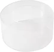VEAUUTAY 1Pc Round Acrylic Cake Display Board Cake Edge Smoother Scraper Cake Tray DIY Round Decor Cake Refillable Board(B)