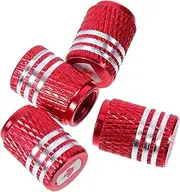 OSOLADY 4pcs Canada Flag Tire Valve Caps: Tire Air Cap for Cars Trucks Suvs Motorcycles Bikes - Copper Valve Stem Cover - Vehicle Accessories
