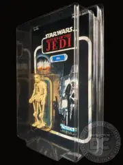 DEFLECTOR DC® Star Wars Vintage (Kenner/Palitoy) Figure BLISTER DISPLAY CASE