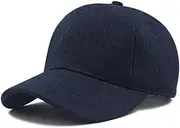 [Yizhichu19900502] Oversize L/XXL Wool Blend Baseball Cap Men Women Plain Winter Big/Large Warm Hat