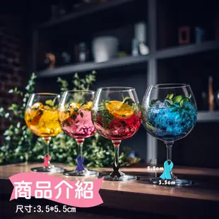 圍巾造型酒杯標記 造型標記 緞帶造型酒杯標記 酒杯標記 分酒器必備 派對必備 創意酒杯標記 杯子區分器 酒杯識別 杯子記