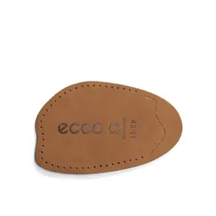 ECCO愛步男皮質雙層前足鞋墊 秋季新款排汗吸濕防臭鞋墊 9059018