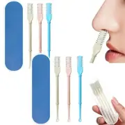 6 Pcs Nasal Hair Trimmer, Nostril Hair Remover Tool, 360° Rotating Nose Hai