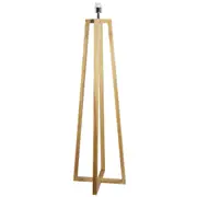 MALMO FLOOR LAMP BASE Timber Floor Lamp Base E27