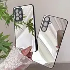 Case For Samsung Galaxy S24 Ultra S23 A55 A15 A54 A52 Slim Mirror Silicone Cover