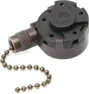 Ceiling Fan Switch Zing Ear ZE-268S5, 4 Speed 5 Wire Switch Ceiling Fan Light Re