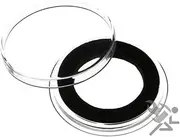 (10) Air-tite 21mm Black Ring Coin Holder Capsules for Liberty Buffalo Jefferson Nickels