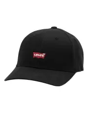 [Levi's] Flexfit Housemark Logo Cap in Regular Black