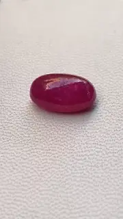 Ruby un-heated cabochon 7.06 cts