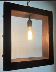 Reclaimed Barn Wood Chandelier | Handcrafted Rustic Modern Lighting