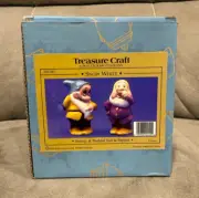 Disney Treasure Craft Sneezy Bashful Snow White Seven Dwarfs Salt Pepper Shakers