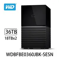 在飛比找ETMall東森購物網優惠-WD威騰 My Book Duo 36TB(18TBx2)U