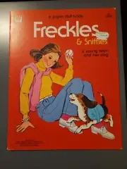 Vintage Freckles and Sniffles Paper Doll Book Whitman # 1983-34 c1981 Uncut
