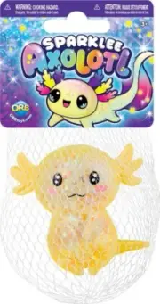 Sparklee Axolotl YELLOW Squeeze Toy
