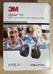 3M H7P3E-01 PELTOR™ Optime™ 101 Earmuffs H7P3E-01, Hard Hat Attached