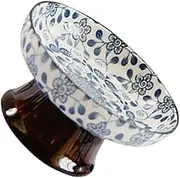 COLLBATH Ceramic Snack Serving Tray Portable Food Platter Decorative Candy Dish Elegant Fruit Serving Plate Dinner Plate