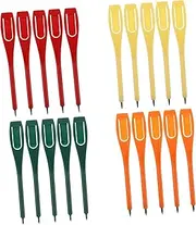 NULYLU 20pcs Plastic Golf Pencils with Clip Mini Marker Pens for Golf Competitions Tournaments and Sports Events Sharp Convenient and Multifunctional Scorecard Tools