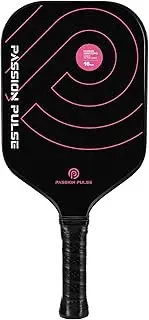 2024 Pickleball Paddles,Raw Carbon Fiber Surface（CFS）, 16mm T700 High Grit & Spin, V6 Pro Pickle Ball Paddles Designed for Ultimate Spin & Consistency- Cute Pickleball Paddle for Women (Black & Pink)