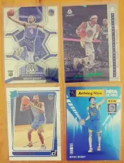 Moses Moody (4) Card ROOKIE Lot - (2021-22) Golden State Warriors