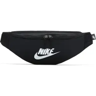 【NIKE 耐吉】肩背包 斜背包 腰包 黑色 HERITAGE WAISTPACK(DB0490010)