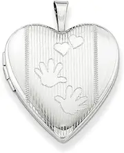 [PriceRock] Sterling Silver 20mm Hands Heart Locket