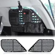 MAIKER Rear Window Molle Panel Modular Storage Panel System with 4 Storage Ba...