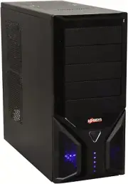 LOGISYS CS1202BK ATX Mid Tower Black Computer Case Optimus II No Power Supply