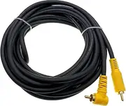 Premium Single RCA Cable Left Right Angled Plug Subwoofer SPDIF 5.1 Male to Male Coaxial Digital Cord 24k Gold Plated Audio Video 5M 3M - 3M