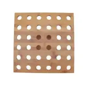 36 hole Square Large Bamboo Sushi Cone Holder Temaki BambooMN