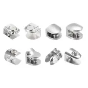 Glass Shelf Brackets - Adjustable Zinc Alloy Glass Clamp Clip Holder..