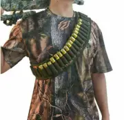 30 Rounds Molle Rifle Gun Ammo Cartridge Web Belt Bullet Bandolier Military War