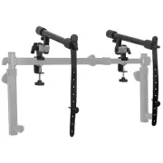 2-Tier Adjustable Keyboard Stand Extender (Arms Only) with Straps for Z-Stands