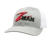 Z-Man Structured Trucker Hat Adjustable Zman Logo Fishing Sun Protection Hat